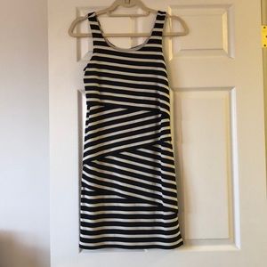 Loft layered striped dress